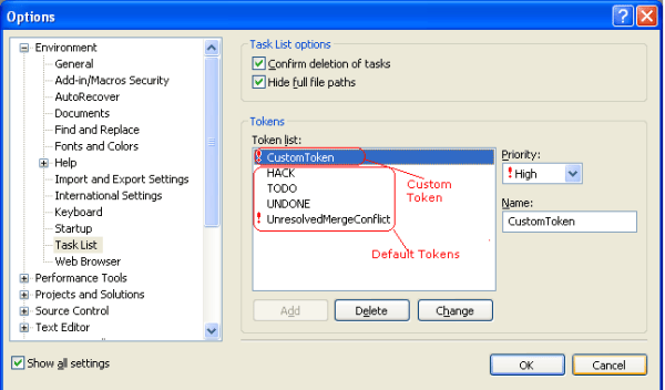Task List window of Visual Studio | Code Wala