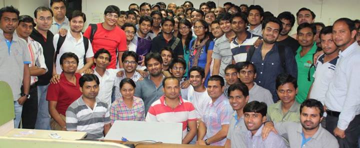 Attendees at the event